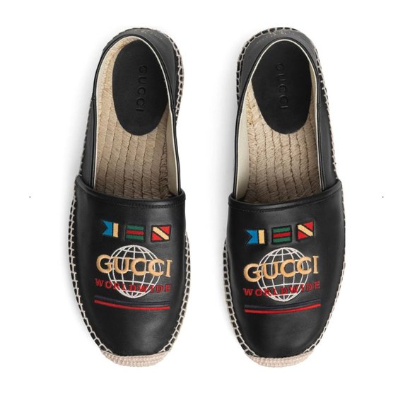 Gucci Worldwide Slip on Espadrilles in Black - Picture 7 of 7